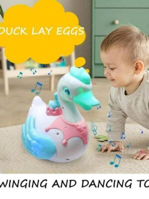Swan Lay Egg Toy for Kids - 360 Degree Rotation
